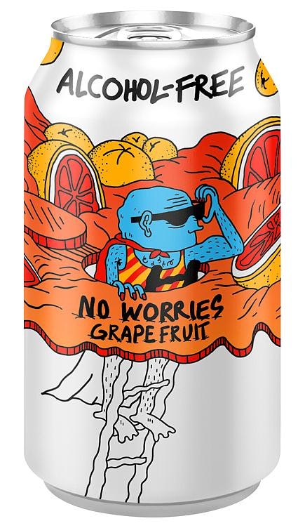 No Worries No Worries Grapefruit Pale Ale Alkoholfri