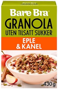 Bare Bra Granola Eple og Kanel Limited Edition