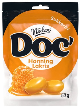 Bilde: © Nidar / Oda Nidar Doc Halslinser Honning-Lakris