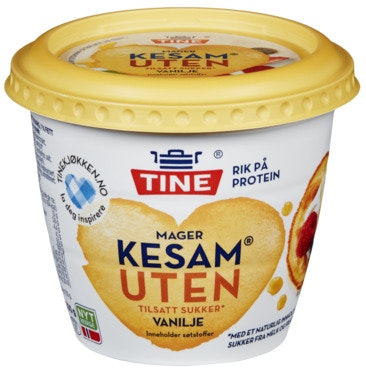 Bilde: © Tine / Oda Tine Kesam Vanilje UTEN