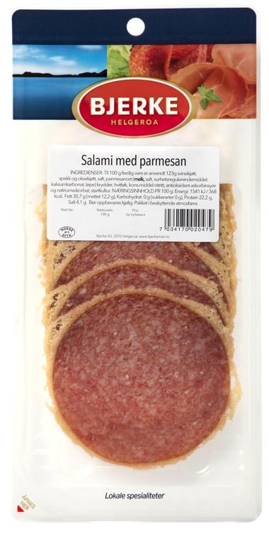 Bjerke Spekemat Salami med Italian cheese