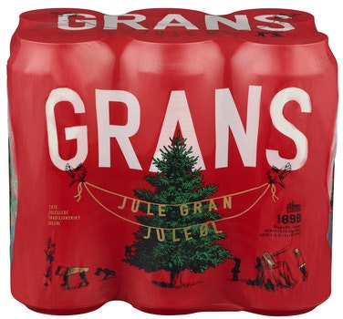 Grans Bryggeri Grans Juleøl 6 x 0,5l