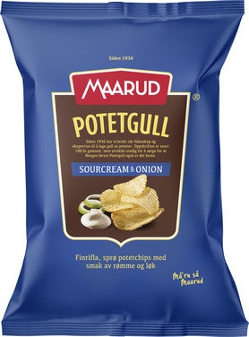 Bilde: © Maarud / Oda Maarud Potetgull Sourcream & Onion