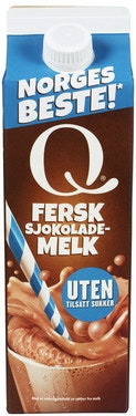Bilde: © Q-meieriene / Oda Q-meieriene Sjokolademelk Uten