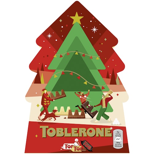 Bilde: © Toblerone / Oda Toblerone Toblerone Juletre