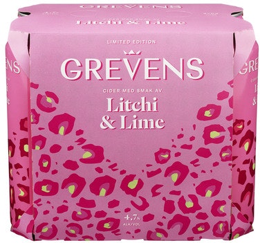 Bilde: © Grevens / Oda Grevens Grevens Litchi & Lime 6 x 0,5l