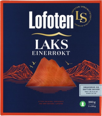 Bilde: © Lofoten / Oda Lofoten Einerrøkt Laks Skivet