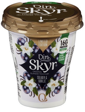 Bilde: © Q-meieriene / Oda Q-meieriene Din Skyr Solbær & Vanilje