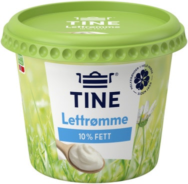 Bilde: © Tine / Oda Tine Lettrømme 10%