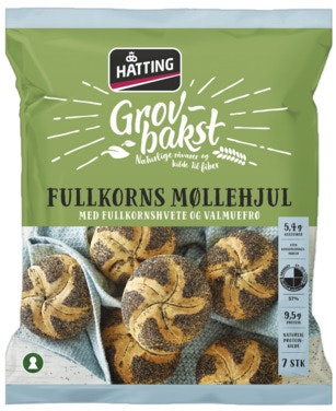Bilde: © Hatting / Oda Hatting Hatting Fullkorns Møllehjul 420 g