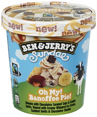 Bilde: © Ben & Jerry's / Oda Ben & Jerry's Oh My! Banoffee Pie!