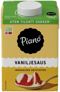 Bilde: © Tine / Oda Tine Piano Vaniljesaus Zero Uten Tilsatt Sukker