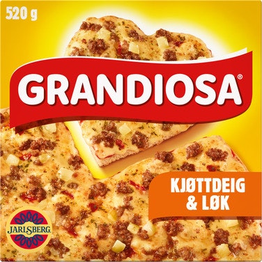 Bilde: © Grandiosa / Oda Grandiosa Grandiosa Kjøttdeig&løk Pizza