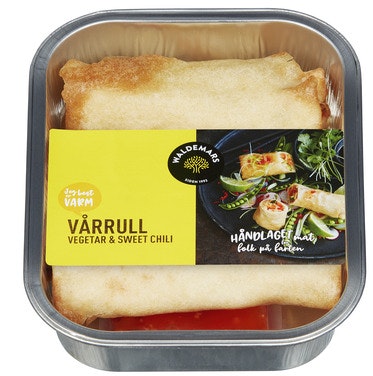Bilde: © Waldemars / Oda Waldemars Vårrull Vegetar 3 stk