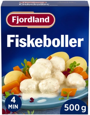 Bilde: © Fjordland / Oda Fjordland Fiskeboller i Hvit Saus Med gulrøtter og poteter