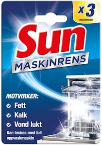 Sun Maskinrens 3-pk