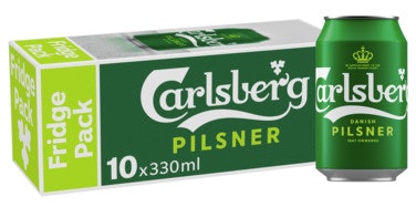Carlsberg Carlsberg Pilsner Boks, 10x0,33l