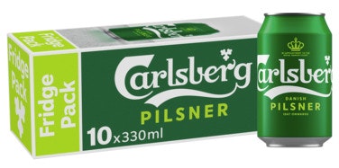 Bilde: © Carlsberg / Oda Carlsberg Carlsberg Pilsner Boks, 10x0,33l