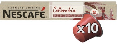 Bilde: © Nescafé / Oda Nescafé Nescafe Colombia Koffeinfri kapsler Farmers origins
