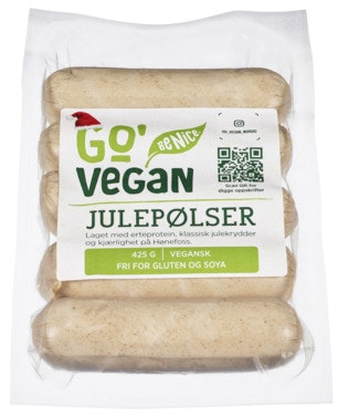 Bilde: © Go Vegan / Oda Go Vegan Julepølse 425 g