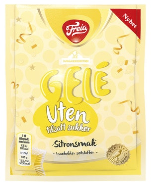 Bilde: © Freia / Oda Freia Sitrongele Uten Sukker