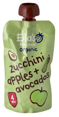 Bilde: © Ella's Kitchen / Oda Ella's Kitchen Squash, Eple + Avokado Fra 4 mnd, Økologisk
