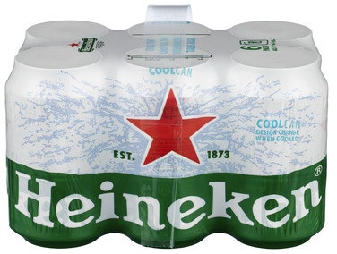 Heineken Heineken Cool Can 0,33l x 6 stk