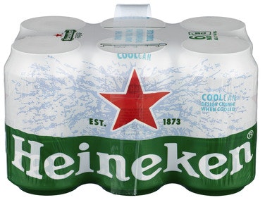 Bilde: © Heineken / Oda Heineken Heineken Cool Can 0,33l x 6 stk