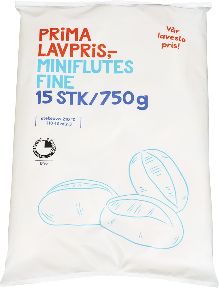 Prima Lavpris Miniflutes Fine 15 stk