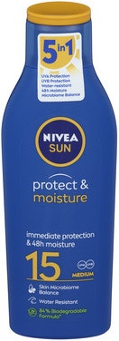 Bilde: © Nivea / Oda Nivea Sun Protect & Moisture SPF 15