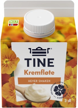 Bilde: © Tine / Oda Tine Kremfløte