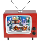 Juleby-tv med lys og musikk