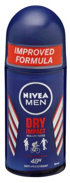 Bilde: © Nivea / Oda Nivea Dry Impact Deo Rollon, 50 ml