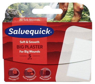 Bilde: © Salvequick / Oda Salvequick Big Plaster 5 stk