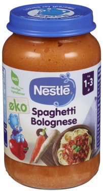 Nestlé Spaghetti Bolognese Fra 1-3 år, Økologisk