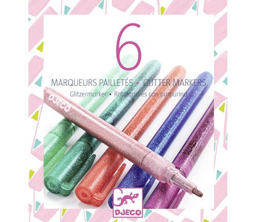 Bilde: © Sprell / Oda Sprell Tusjer med glitter 6stk
