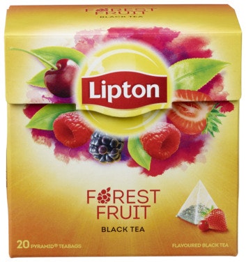 Bilde: © Lipton / Oda Lipton Forest Fruit Tea Pyramide 20 poser, 20 stk