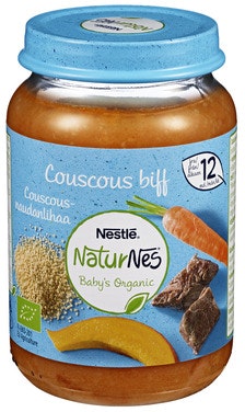 Bilde: © Nestlé / Oda Nestlé NaturNes Couscous Biff Fra 12 mnd