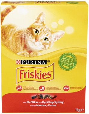 Bilde: © Friskies / Oda Friskies Okse, Kylling & Lever