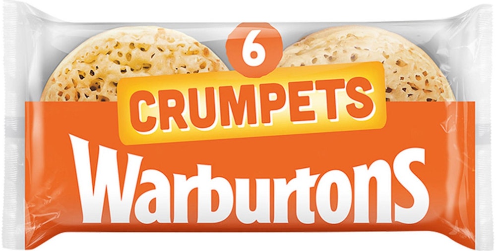 Warburtons Crumpets 6 stk, 275 g
