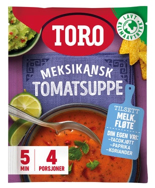 Bilde: © Toro / Oda Toro Meksikansk tomatsuppe