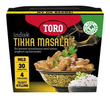 Bilde: © Toro / Oda Toro Indisk Tikka Masala