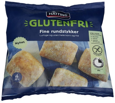 Bilde: © Hatting / Oda Hatting Glutenfri Fine Rundstykker 4stk