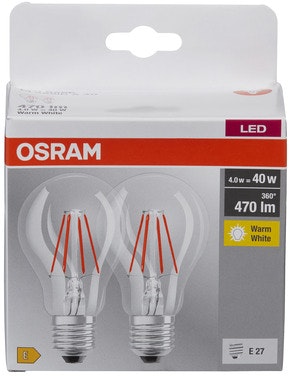 Bilde: © Osram / Oda Osram Led Cl A 40 Klar E27