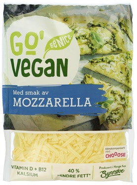 Bilde: © Go’Vegan / Oda Go’Vegan Plantebasert Mozzarella Revet