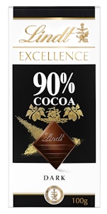 Lindt Excellence 90% Kakao Mørk Sjokolade