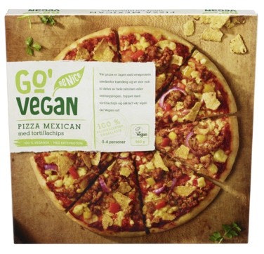 Go’Vegan Plantebasert Pizza Mexican
