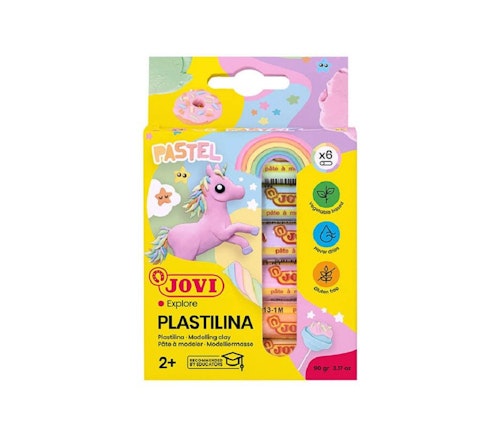 Bilde: © Sprell / Oda Sprell Plastelina i seks pastellfarger