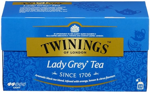 Twinings Lady Grey 25 poser