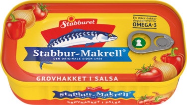 Bilde: © Stabburet / Oda Stabburet Stabbur-Makrell Grovhakket i Salsa